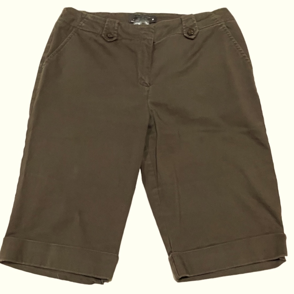 TRIBAL Bermuda Shorts Dark Taupe Women SZ 10